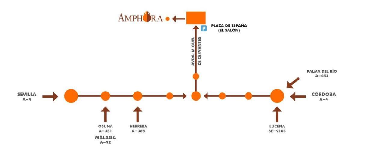 Amphora Alojamiento Écija Exteriör bild